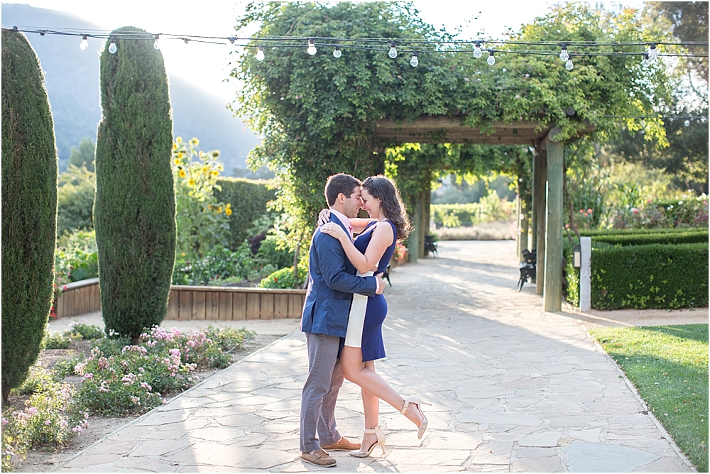 Bernardus Lodge Rose Garden Carmel Valley Proposal | Laura Hernandez Photography