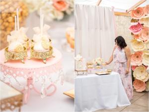Monterey Wedding Paper Flower Wall Wedding Photographer Laura and Rachel