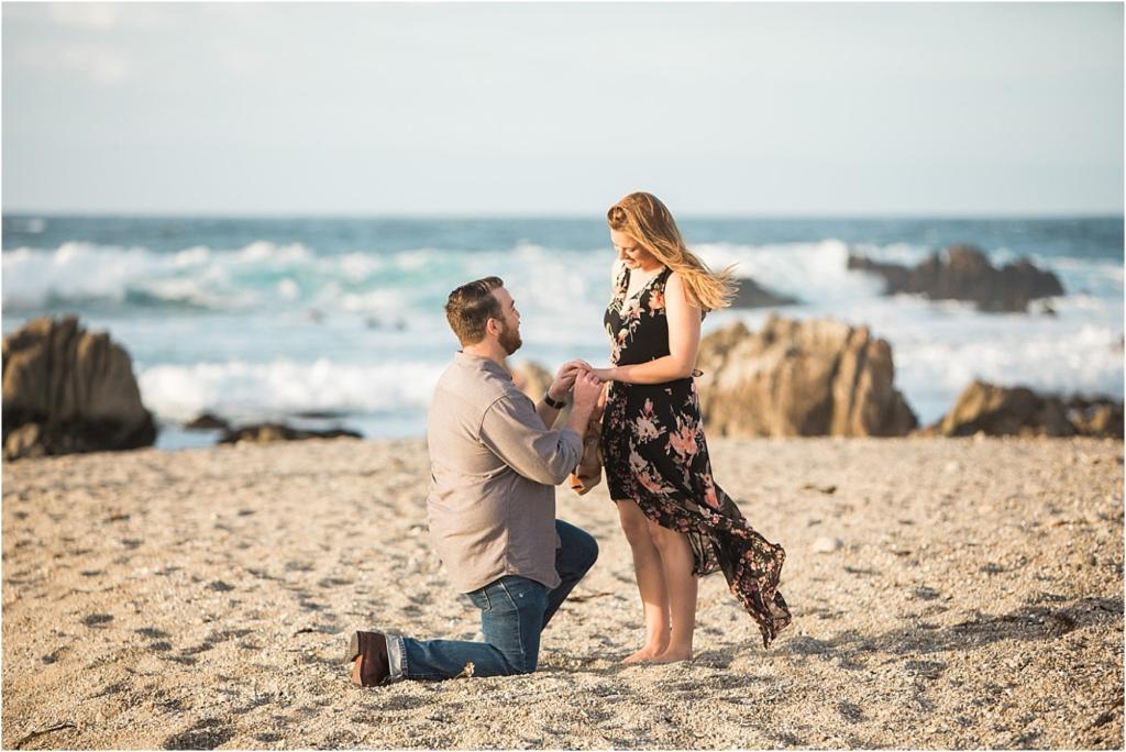 Monterey Wedding Photographer | Monterey Beach Proposal | Amanda & Mike