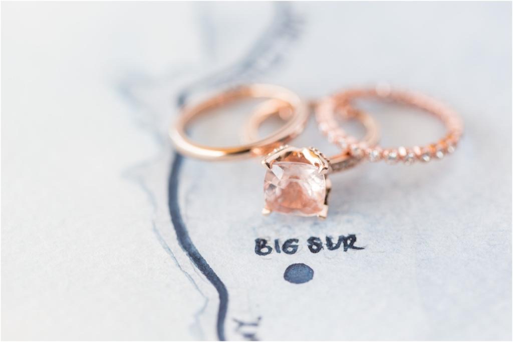 Navy & Blush Wedding | Morganite Engagement Ring | Laura & Rachel Photography