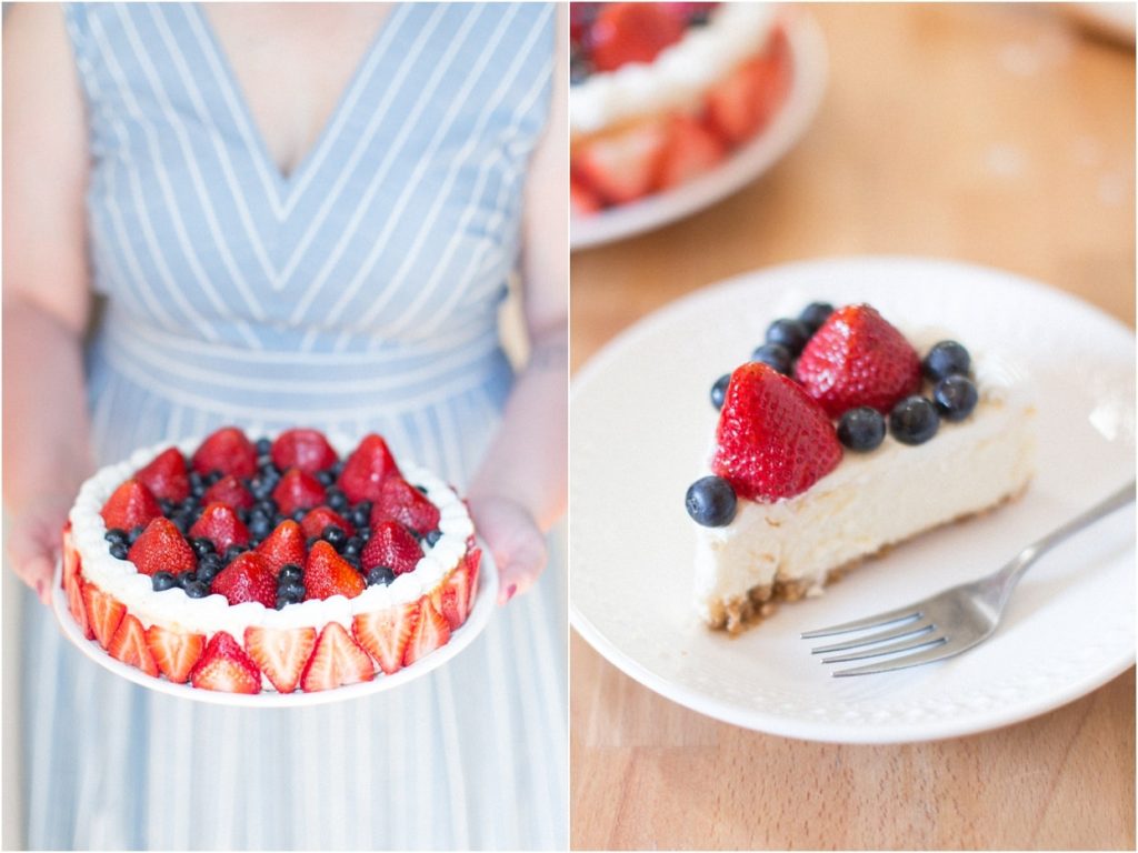 Memorial Day | Fruit Cheesecake | Laura & Rachel Photography