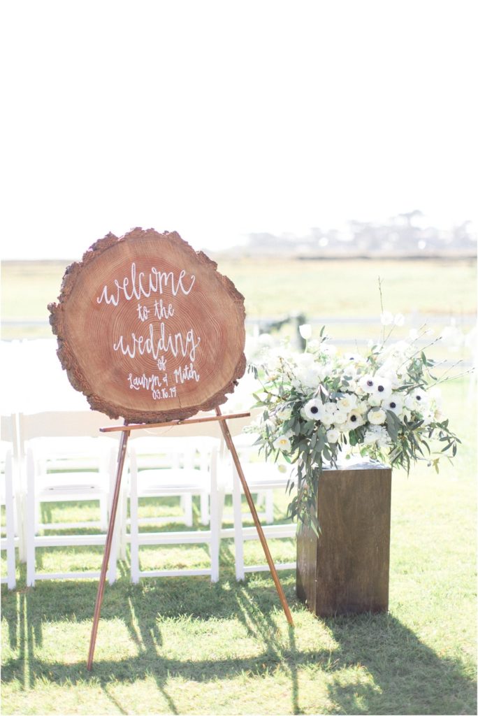 A beautiful Carmel by the Sea Mission Ranch wedding by photographers Laura & Rachel Photography