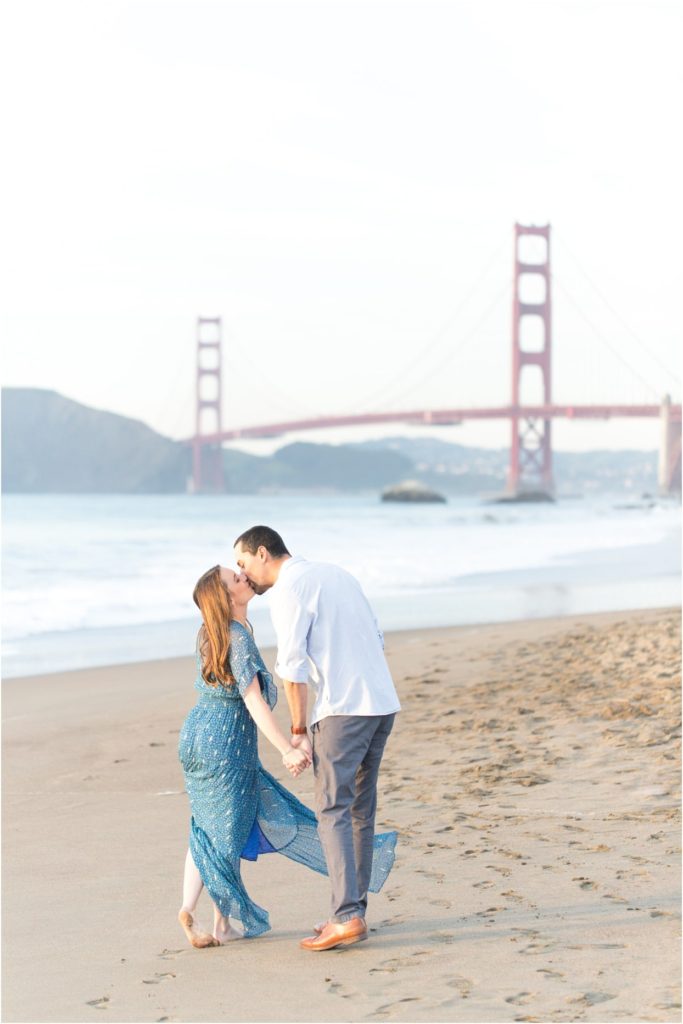 Baker Beach Engagement Session | San Francisco | Bay Area Wedding Photographers | Laura & Rachel Photography