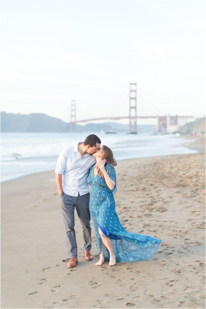 Baker Beach Engagement Session | San Francisco | Bay Area Wedding Photographers | Laura & Rachel Photography
