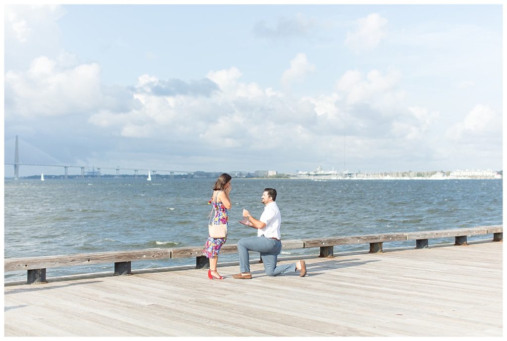 Charleston Proposal | Waterfront Park | Laura & Rachel Photography