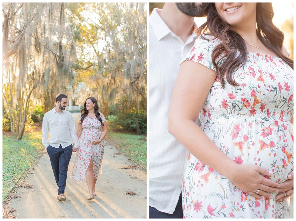 Charleston Maternity Photographer | Hampton Park in Spring | Laura & Rachel Photography