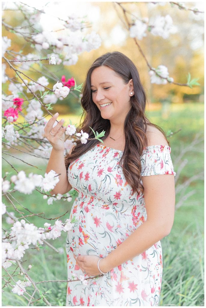 Charleston Maternity Photographer | Hampton Park in Spring | Laura & Rachel Photography