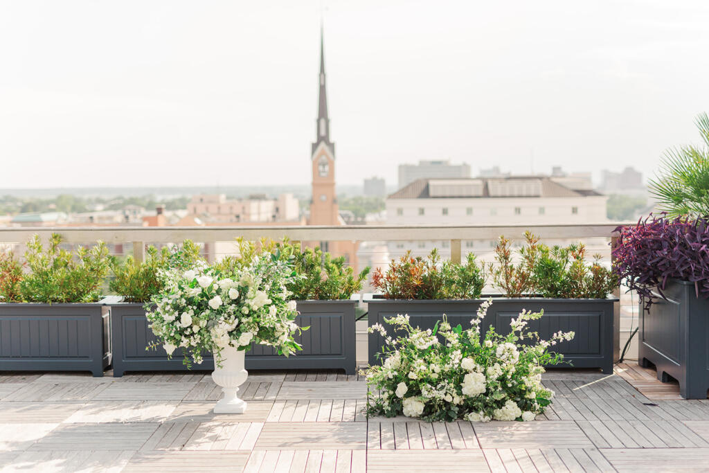 Luxury Rooftop Charleston Proposal | The Dewberry Charleston Proposal | Charleston Proposal Photographer | Charleston Proposal Planner | Laura and Rachel Photography