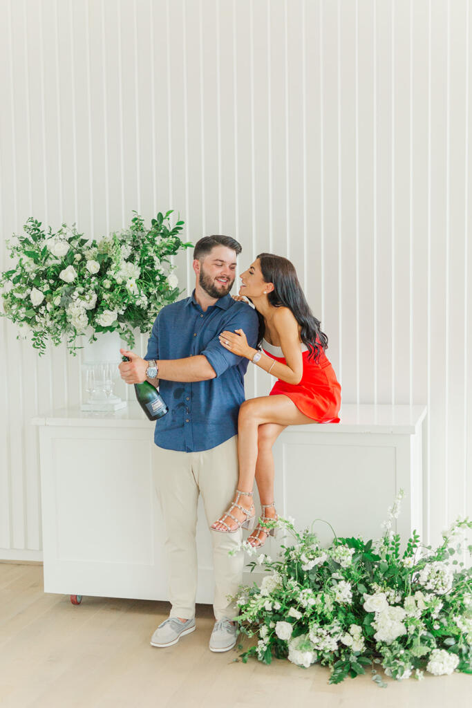 Luxury Rooftop Charleston Proposal | The Dewberry Charleston Proposal | Charleston Proposal Photographer | Charleston Proposal Planner | Laura and Rachel Photography