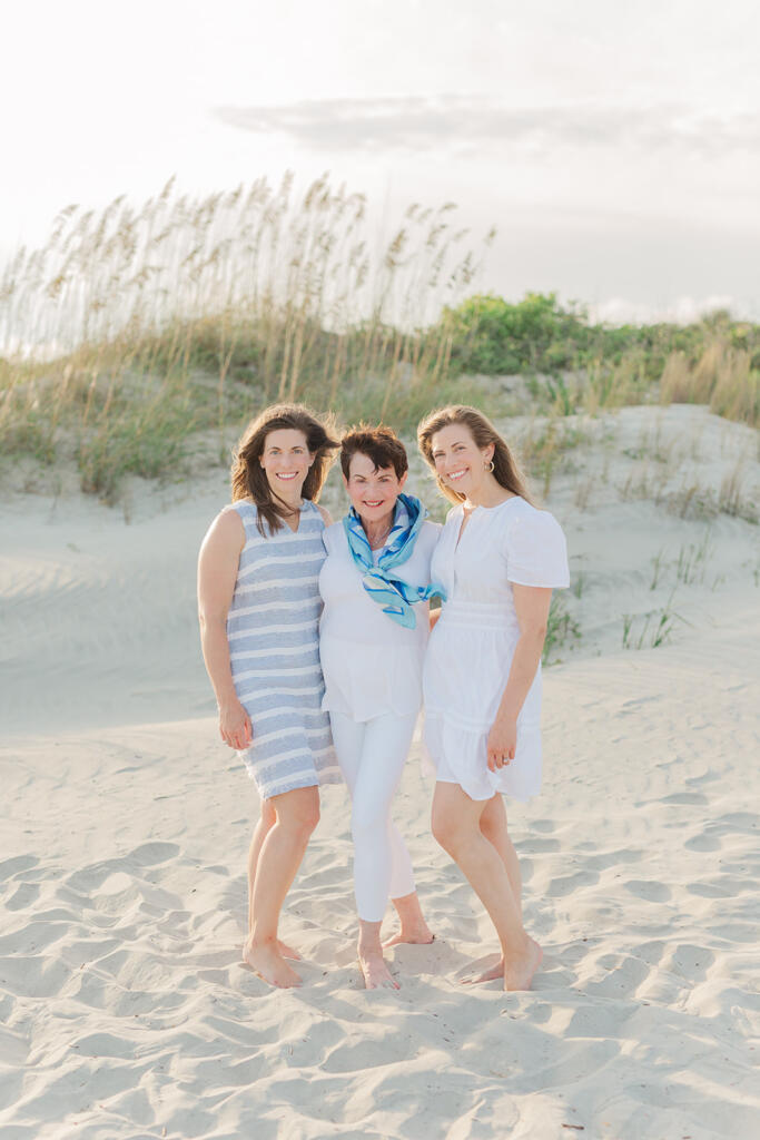 Kiawah Island

For families looking for a more secluded and refined coastal backdrop, Kiawah Island is stunning. With wide, uncrowded beaches, maritime forests, winding boardwalks, and soft dune grass, it offers a peaceful setting that feels private and elevated. Kiawah Island family portraits are especially beautiful at sunset when the sky opens up over the Atlantic and the beach feels almost untouched. It’s ideal for families staying at The Sanctuary or vacationing on the island who want a relaxed, barefoot session with a polished feel.