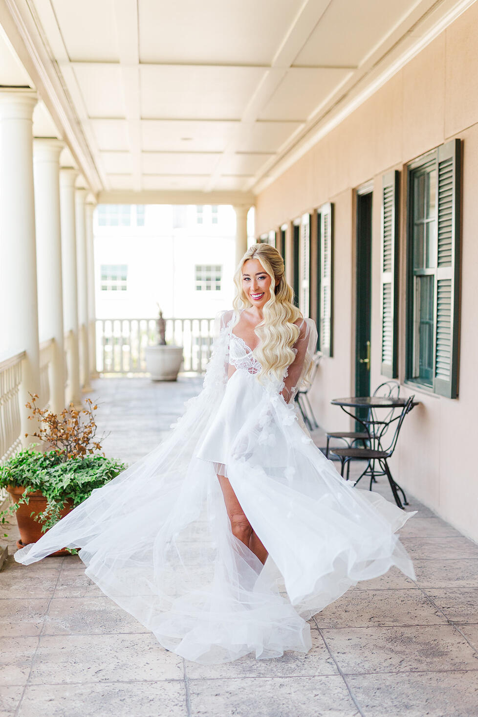 Getting Ready — The Planters Inn Bride getting ready at The Planters Inn in Charleston, SC, for her Hotel Emeline wedding - Laura and Rachel Photography www.lauraandrachel.com